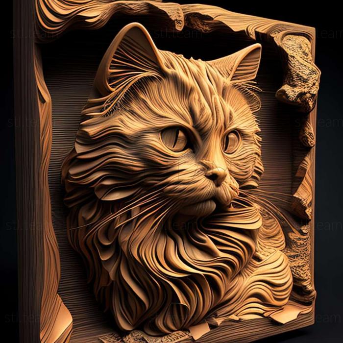 3D model Liof cat breeds cat (STL)